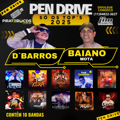 Pendrive Só os Top´s 2025 Link Concertado